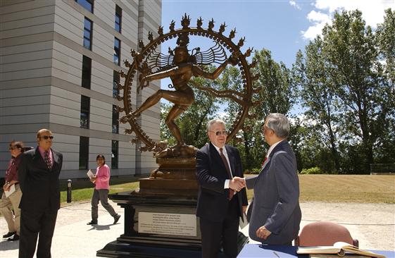 Image result for statue of shiva at cern