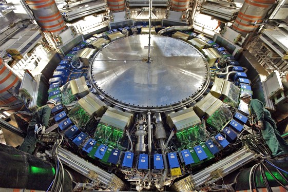 Screenshot of CERN's new blog