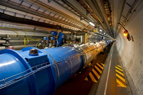 Screenshot of CERN's new blog